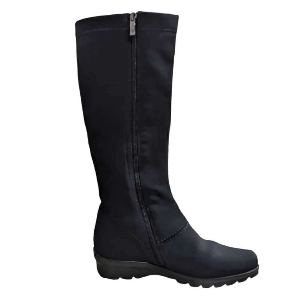 Ara Luftpolster Paula Waterproof Gore-Tex Black Tall Boots Size 5.5 US